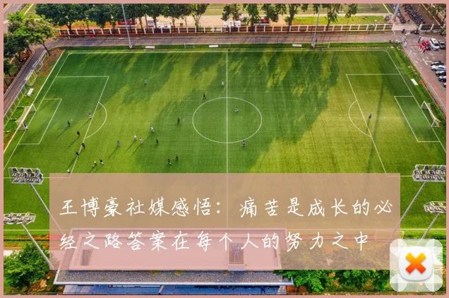 王博豪社媒感悟：痛苦是成长的必经之路答案在每个人的努力之中
